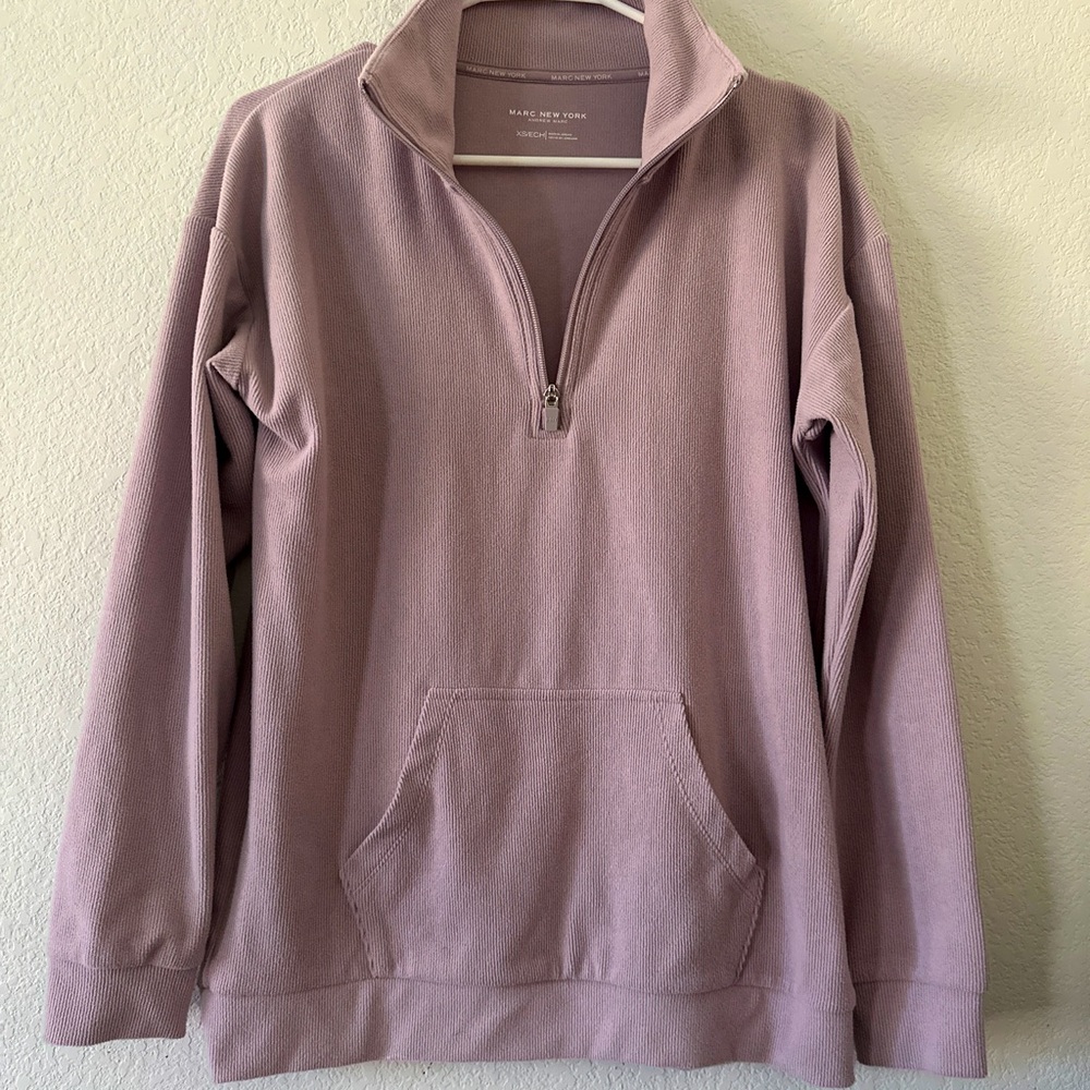 Ribbed sweater -XS purple